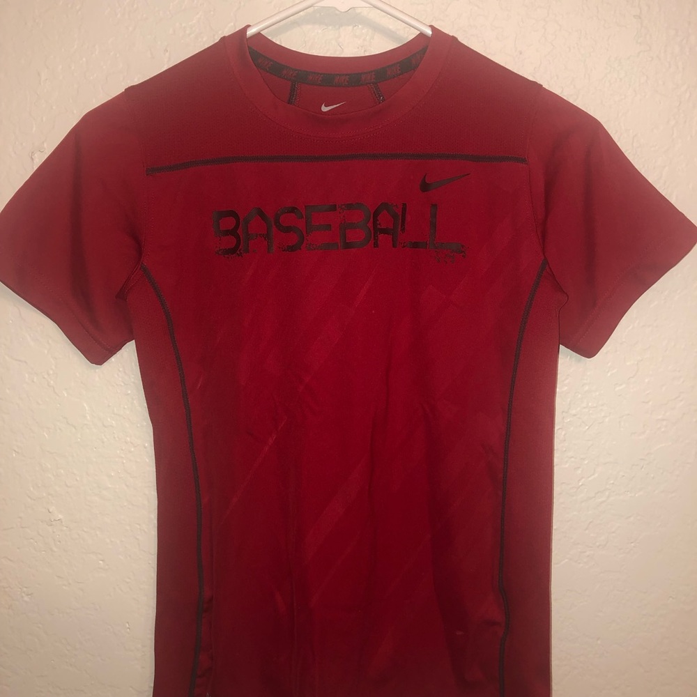 red nike dri fit
